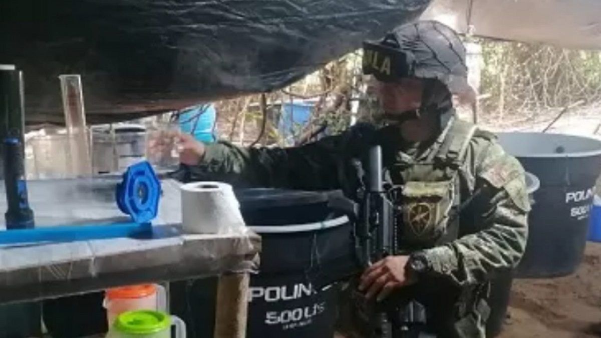 EL CLAN DEL GOLFO sigue recibiendo palos: le desmantelan  laboratorio de producción de drogas