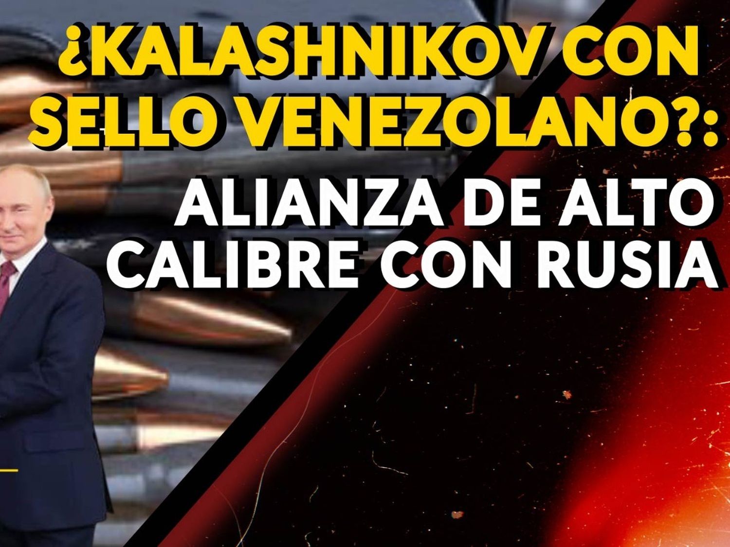 ¿KALÁSHNIKOV CON SELLO VENEZOLANO?: alianza de alto calibre con Rusia  VIDEO