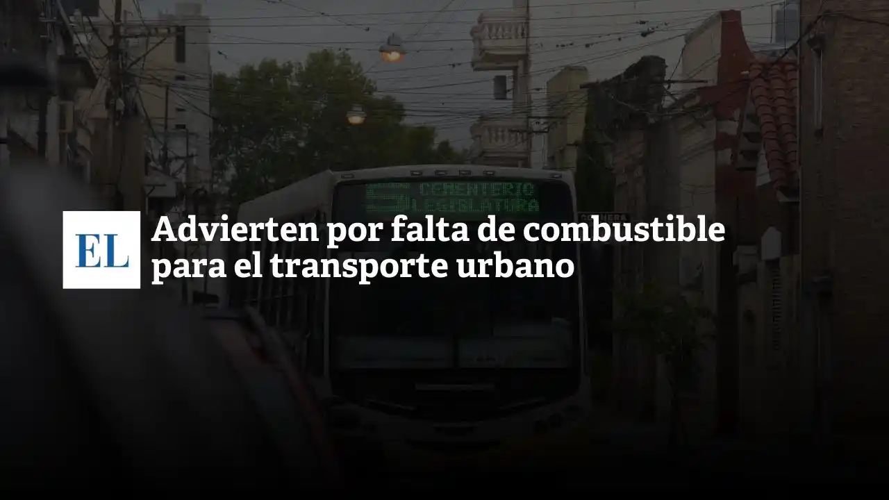Advierten por falta de combustible para el transporte urbano
