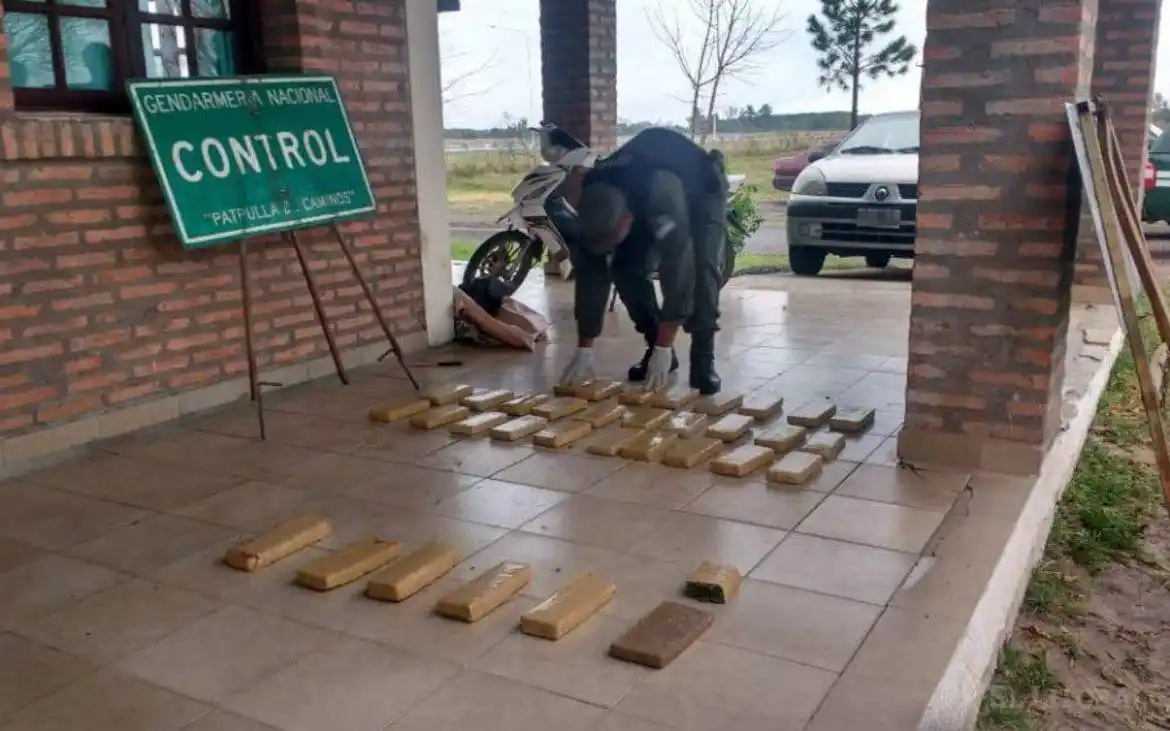 Itatí: llevaba 24 kilos de droga en su moto