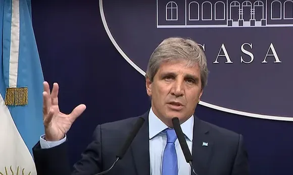 Caputo confirmó compra de US$ 200 millones para reforzar reservas del Banco Central