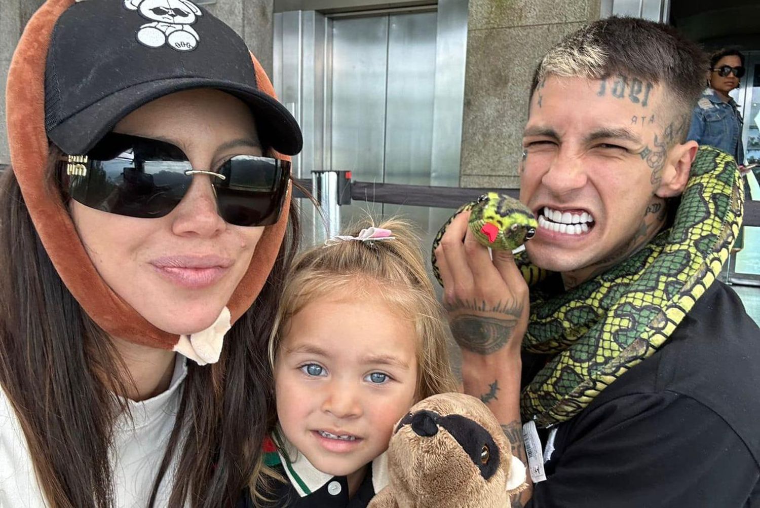 Vacaciones. Wanda Nara, L-Gante y Jamaica
