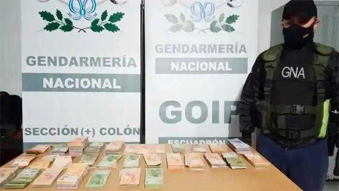Gendarmería decomisó más de $2 millones en dos procedimientos  en la Ruta Nº14