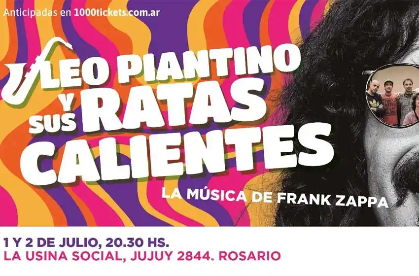 Leonardo Piantino y sus Ratas Calientes regresan con una fecha doble en la Usina