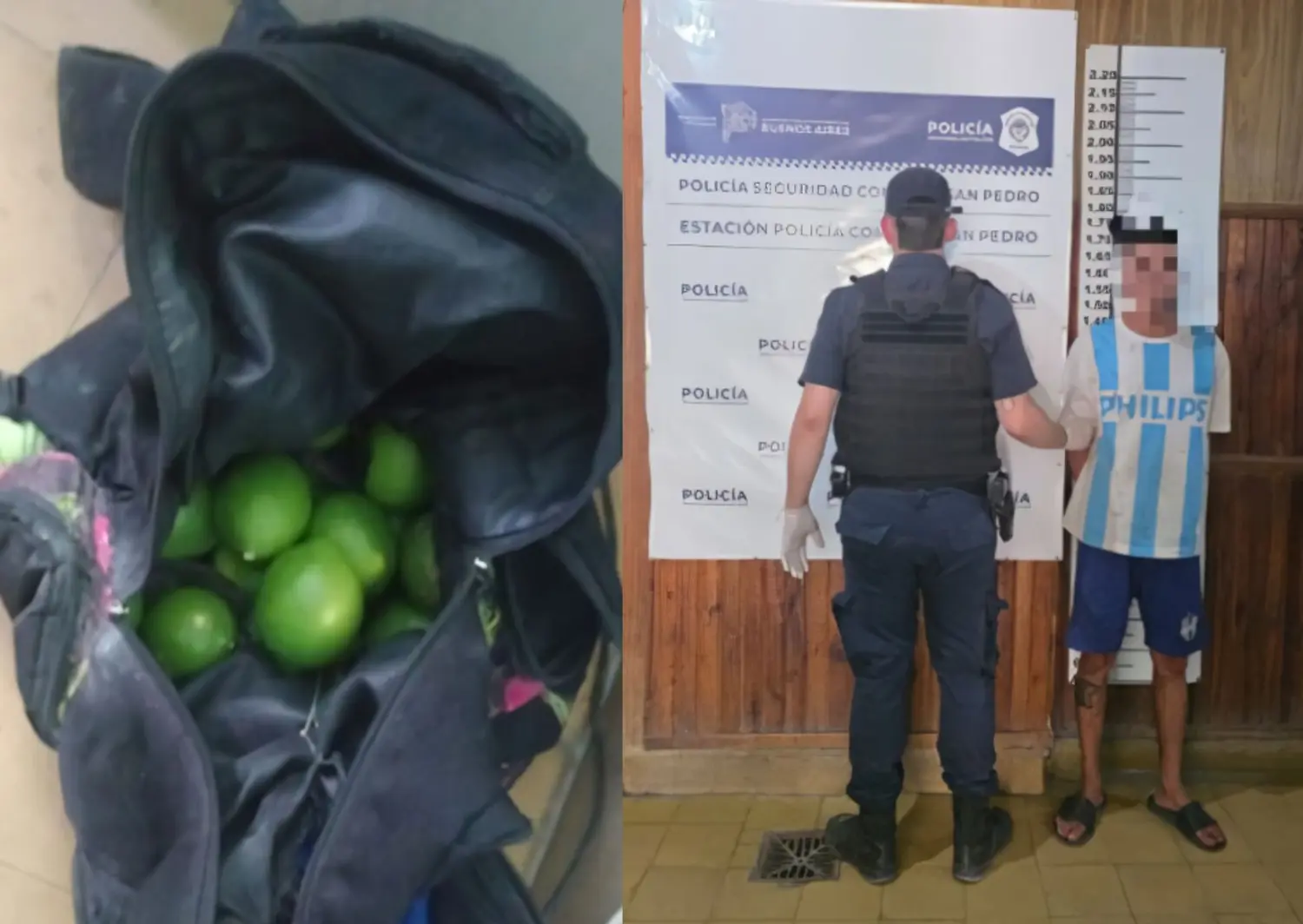 El joven fue aprehendido este miércoles por la mañana.