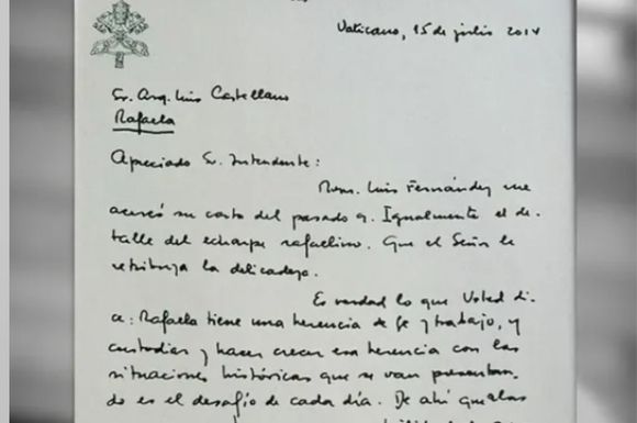 Luis Castellano despidió al papa Francisco, "un hombre solidario, rebelde y argentino"