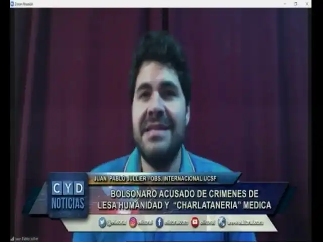 Graves denuncias contra Bolsonaro por la gestión de la pandemia