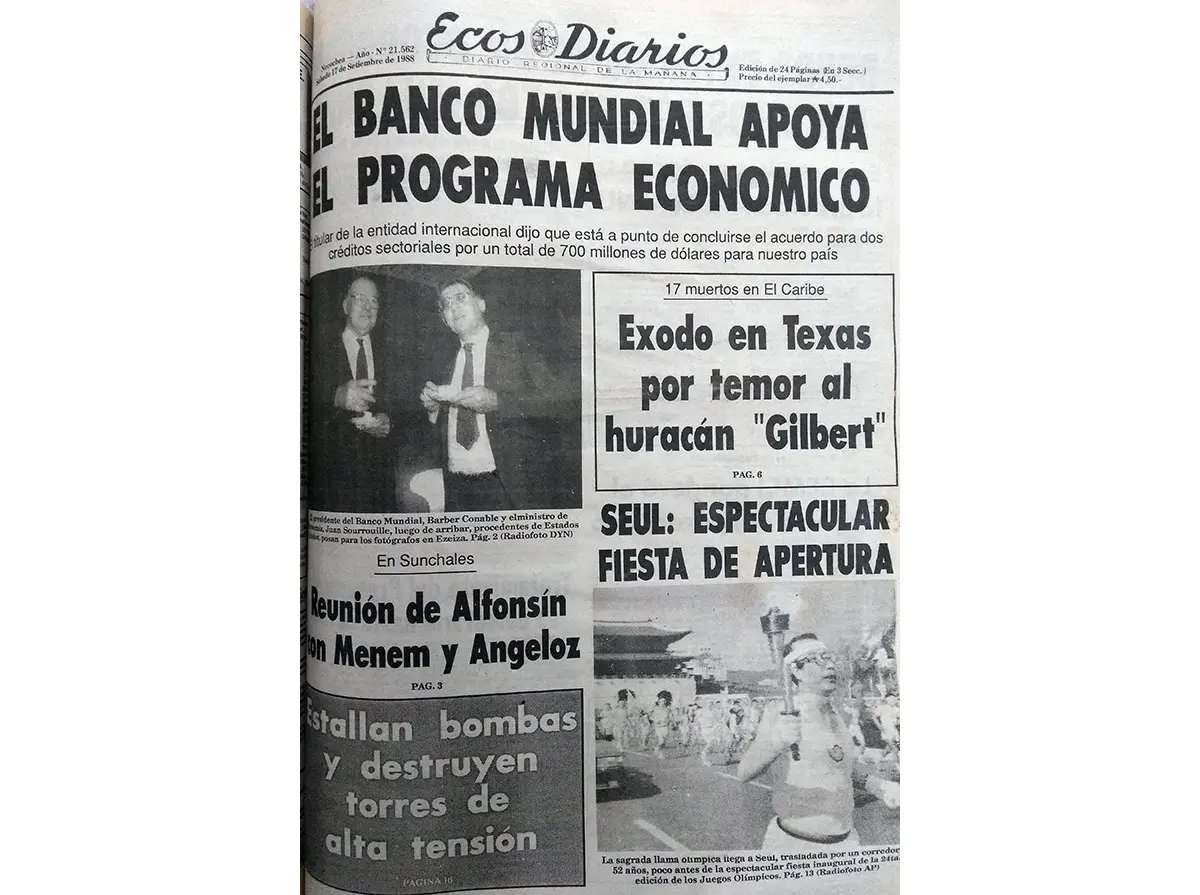 Jueves 15 de septiembre de 1988