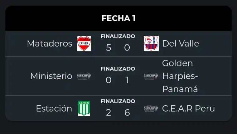 Fecha 1 (2016)