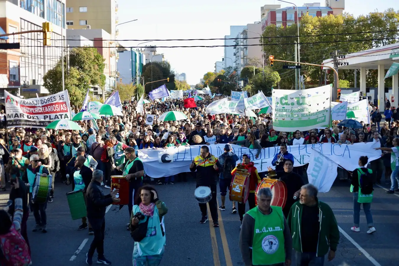 Además del paro, irán al Congreso para manifestarse contra la Ley Bases.