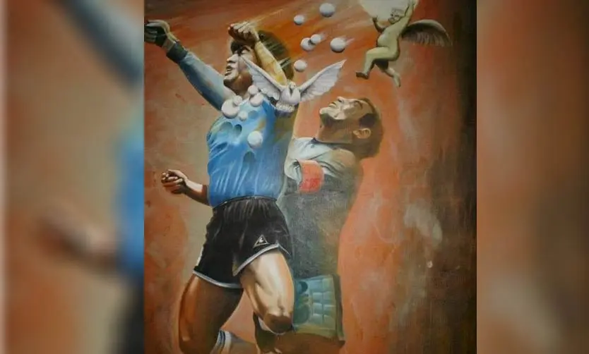 Obra del artista pilarense Alejandro Maas. 
