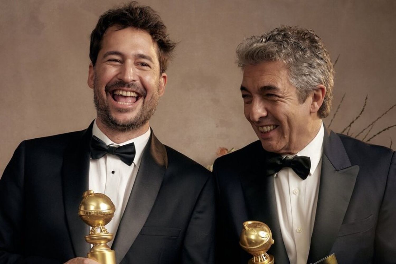 Santiago Mitre y Ricardo Darín, director y actor protagónico de la película ganadora