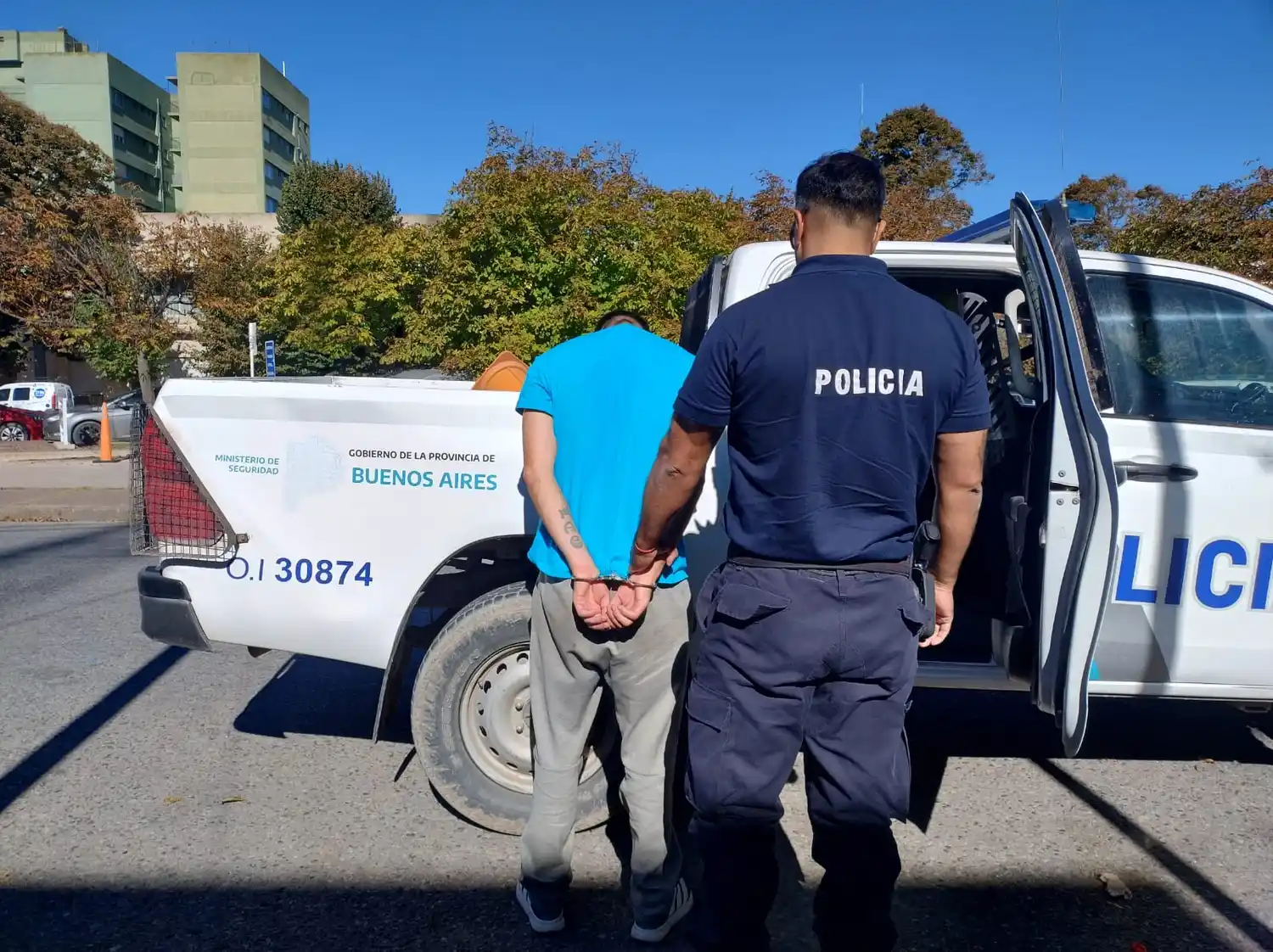 El hombre fue aprehendido