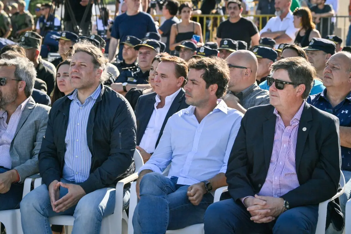 El intendente Gargaglione de San Cayetano