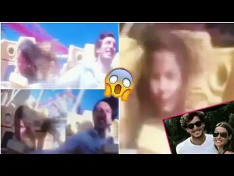 El video de Pampita Ardohain paralizada en una montaña rusa