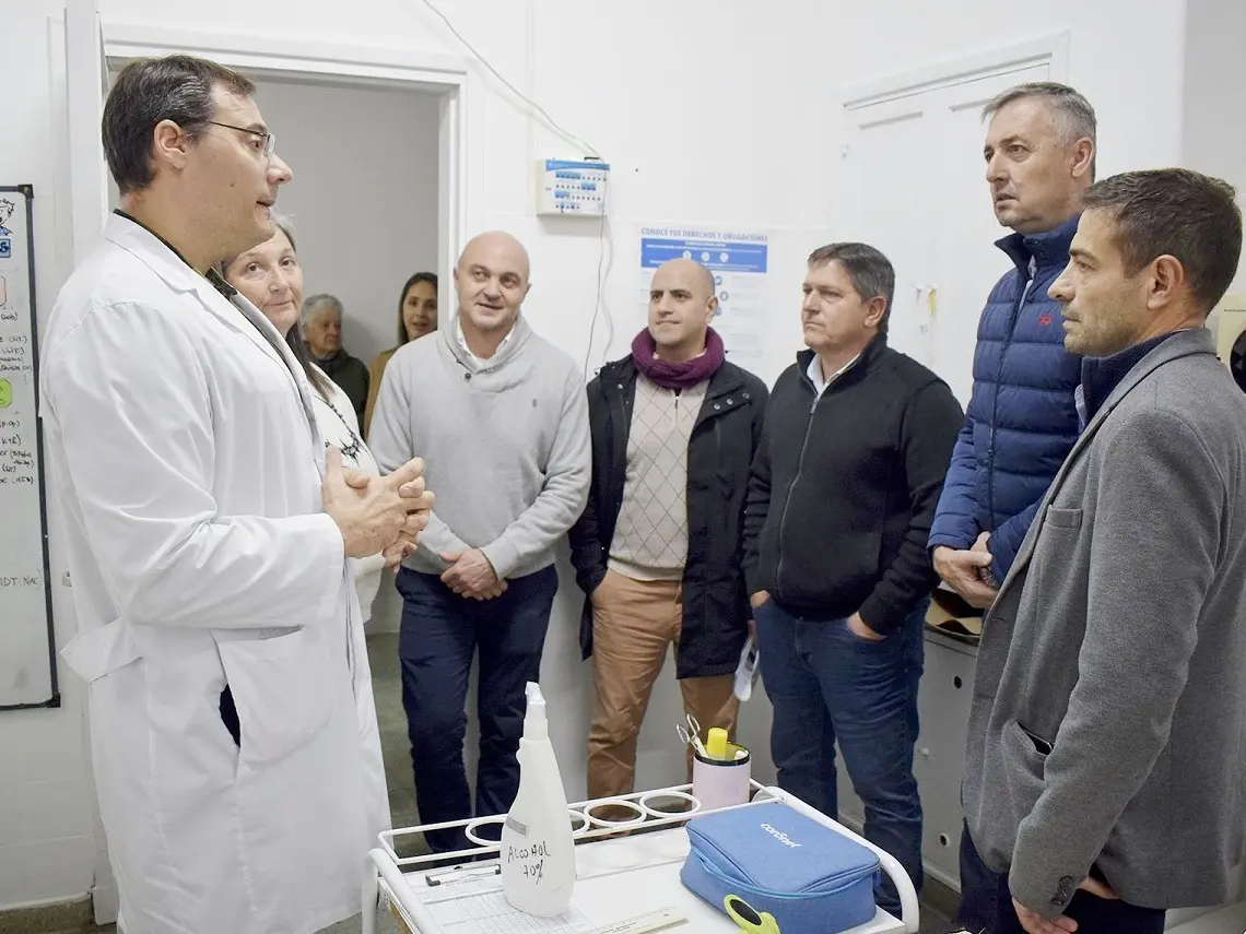 Blanzaco y Hein visitaron el hospital de Basavilbaso para relevar avances de gestión
