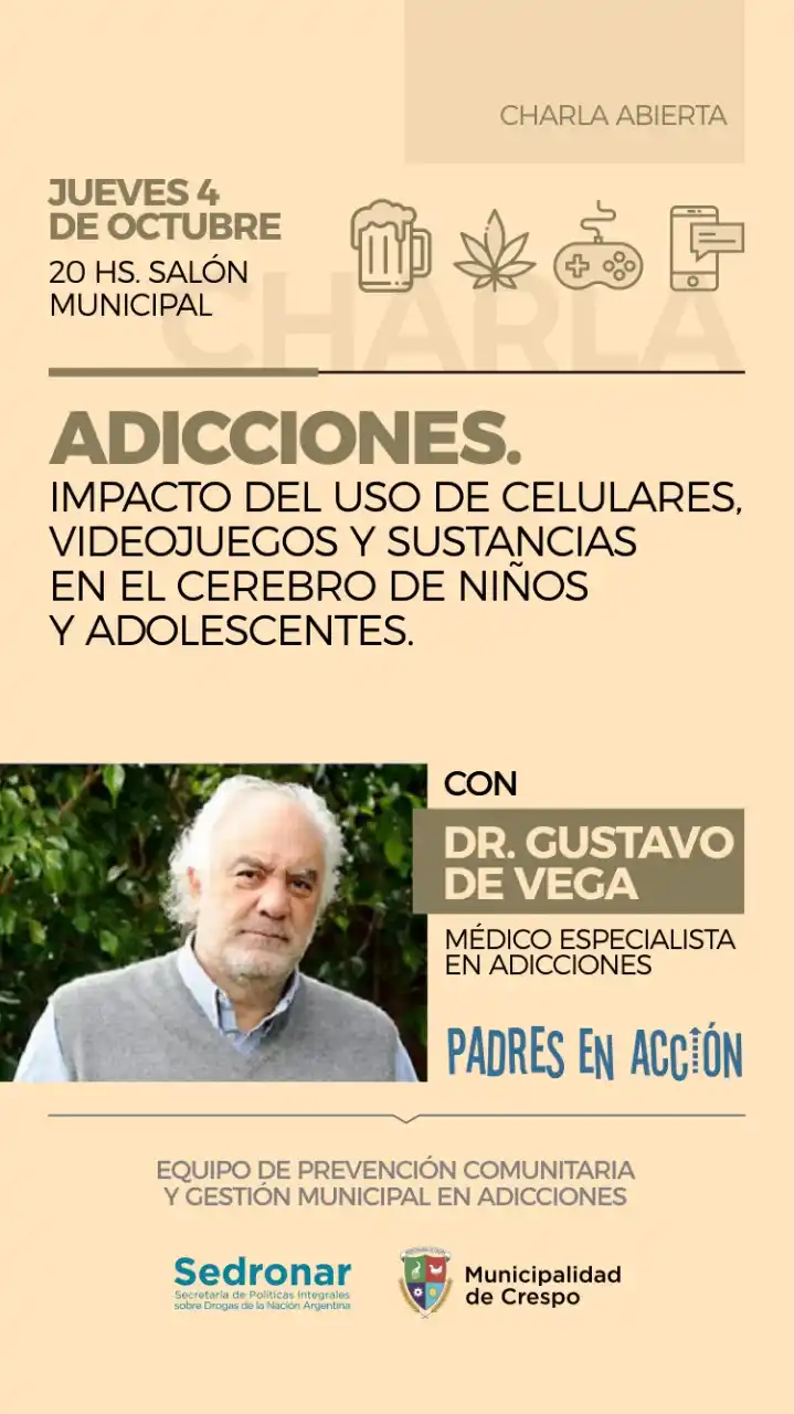 Capacitación para docentes, estudiantes de profesorado y padres