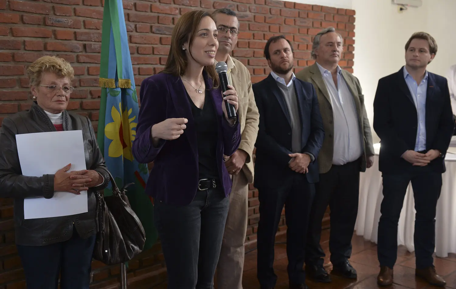Vidal recorrió Ayacucho, Rauch y Balcarce