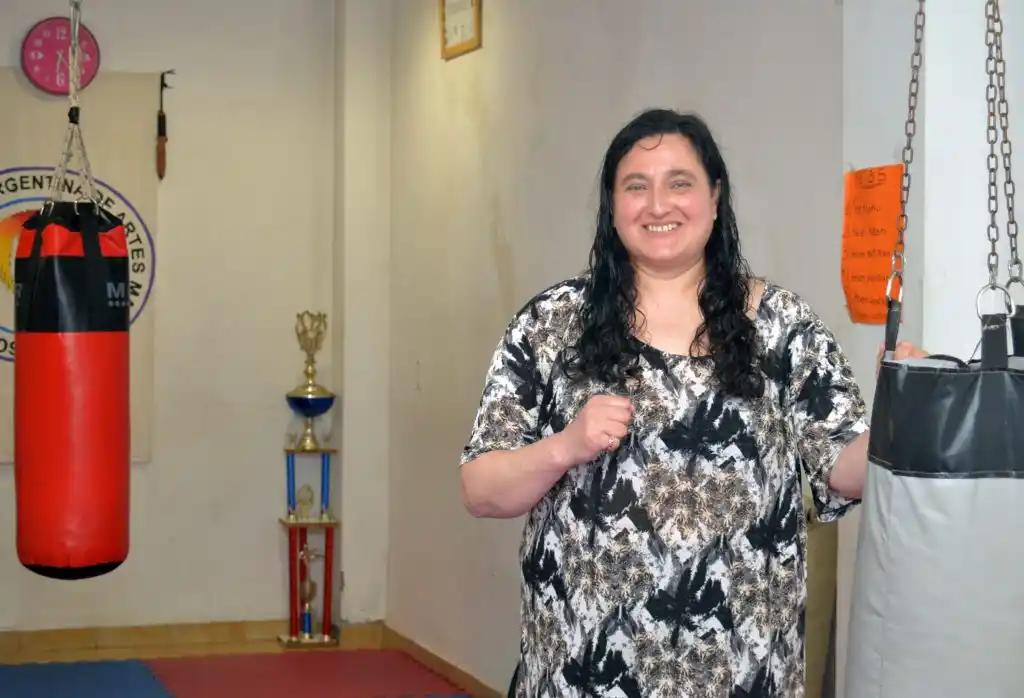 Zunino, la dama del karate