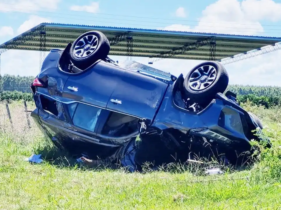 Tragedia en la Ruta 14: murió un bebé de cinco meses tras el vuelco de una camioneta