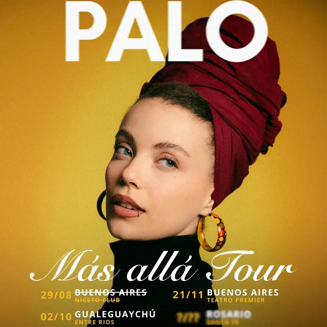 Palo llega con "Más Allá Tour" a Gualeguaychú