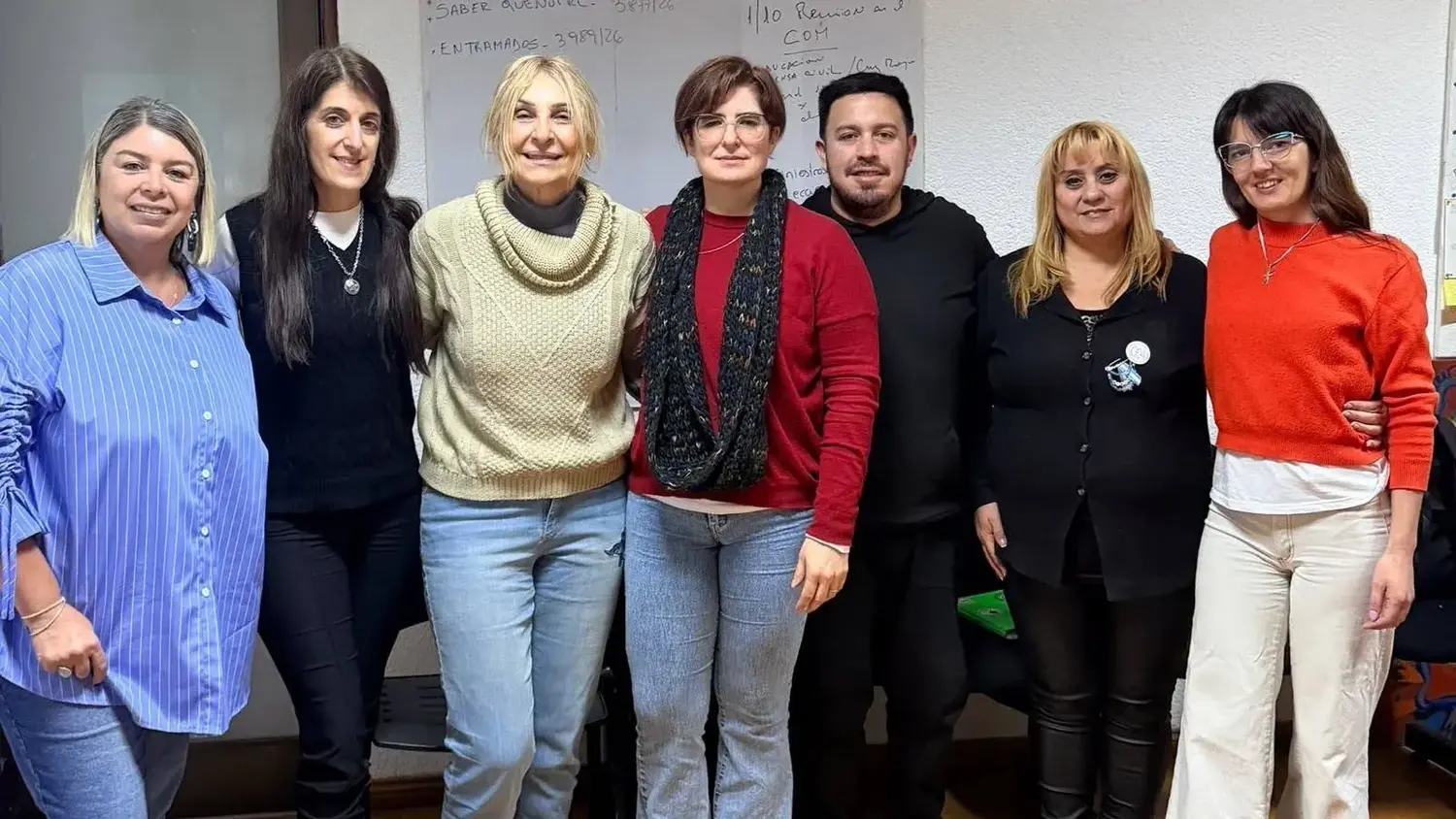 Control. El que llevaron los gremios, municipales y provinciales, junto al municipio de Necochea.