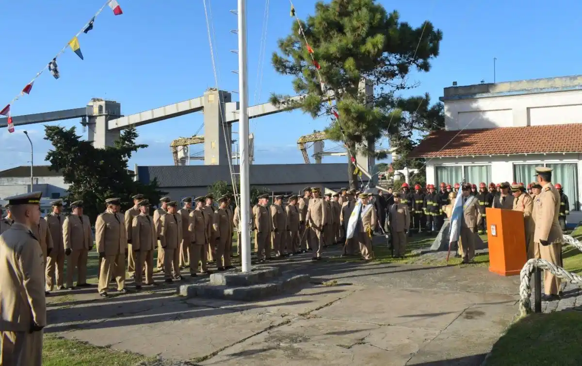 Ceremonia. Se realizó en la sede de la Prefectura Naval de Quequén
