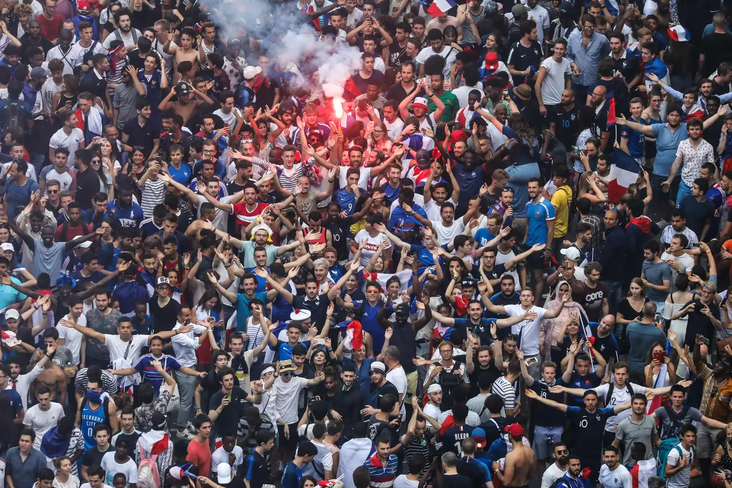 Festejos en toda Francia