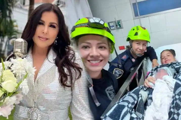 Arelys Henao es la MADRINA de bebé que nació en medio de uno de sus conciertos
