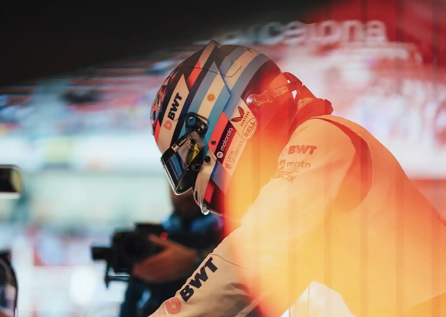 Colapinto mejoró en la P3 del Gran Premio de España. Foto: @alpinef1team