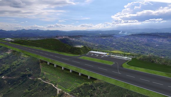 Initial works of the new Café Airport in Colombia advance