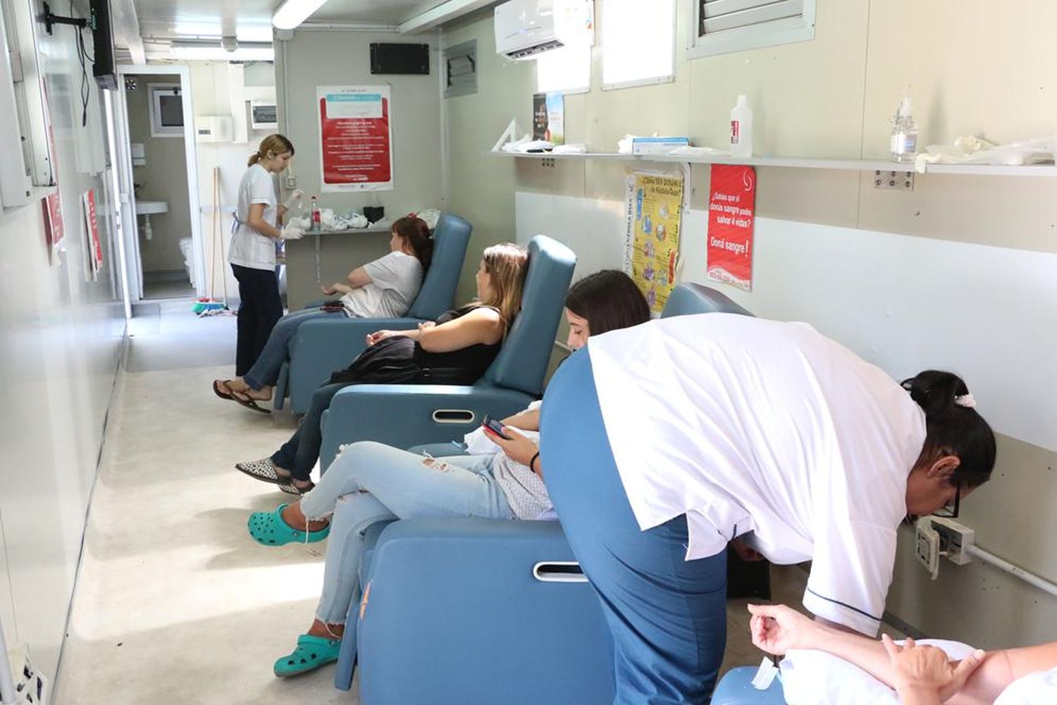Ya está funcionando la Unidad Móvil de Donación de Sangre