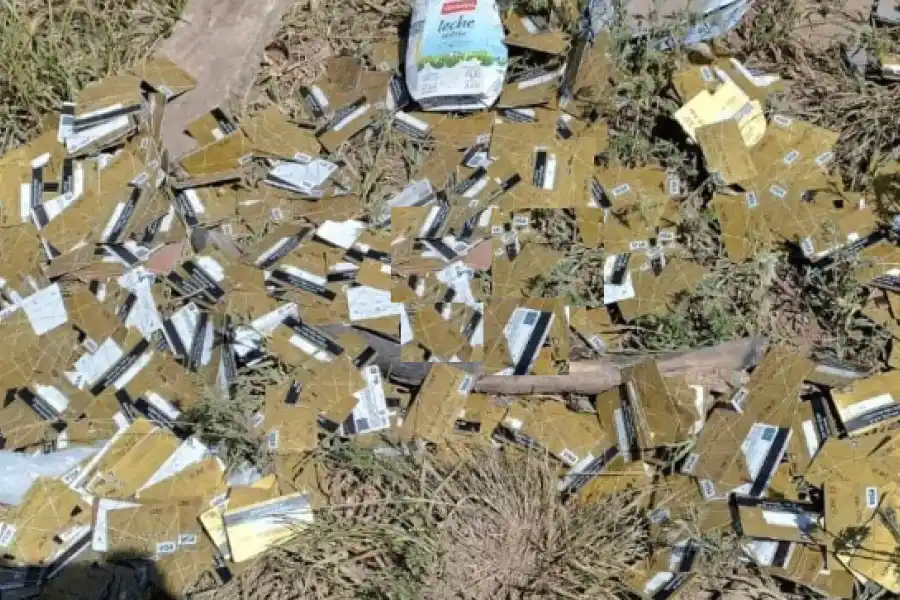 Rarísimo: hallaron cientas de tarjeta de crédito activas en un basural entre Gaboto y Maciel
