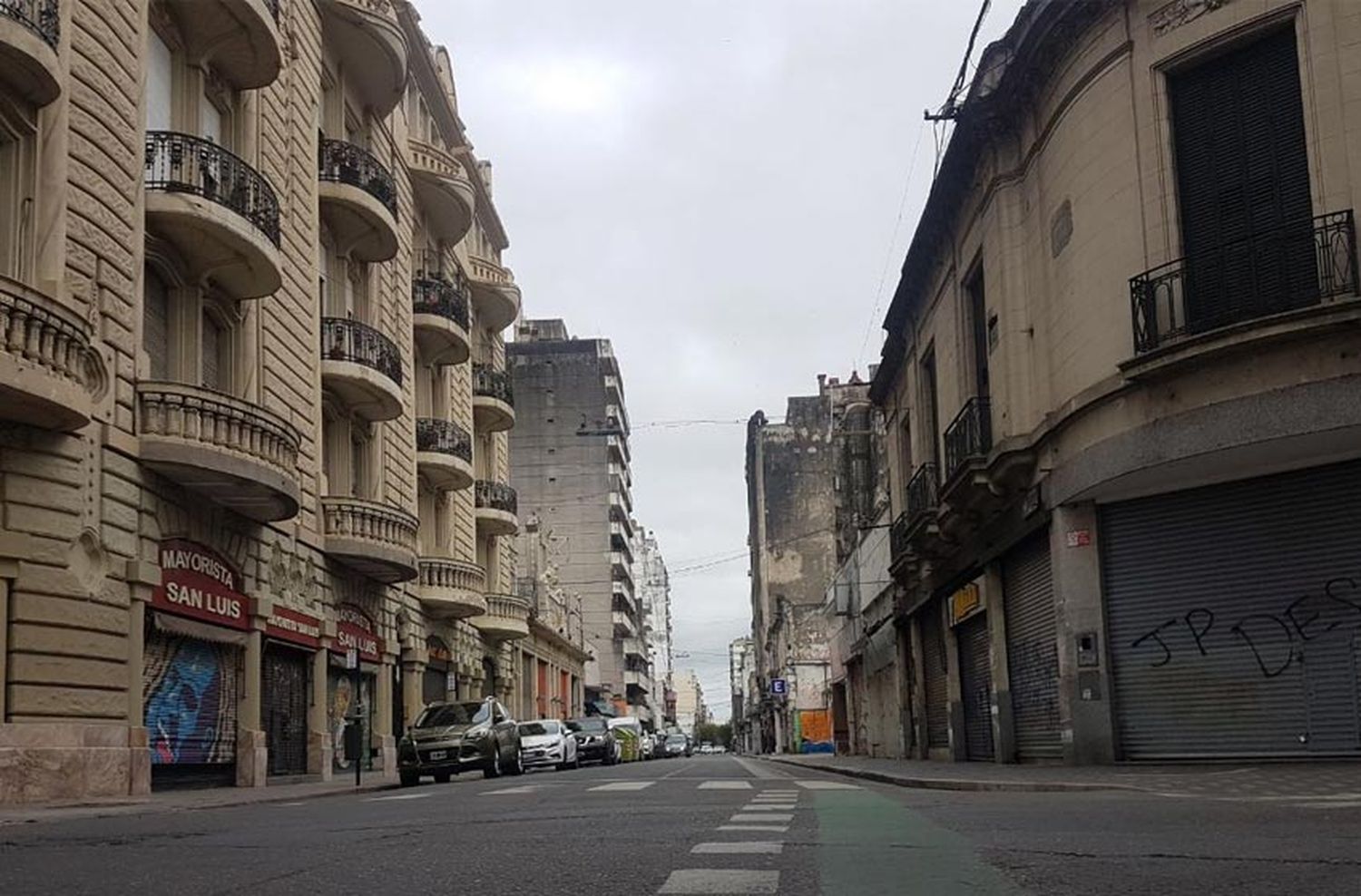 Ciudad desierta: el paro general se siente en las calles