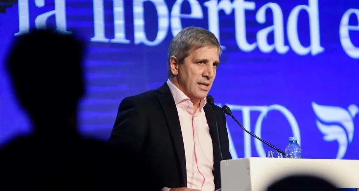 El ministro de Economía de la Nación, Luis Caputo.