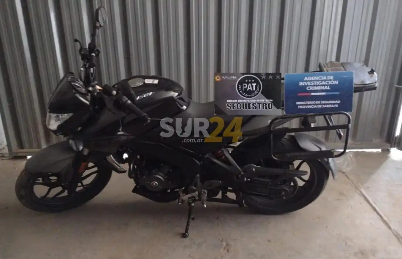 Venado Tuerto: recuperan costosa moto robada de una cochera