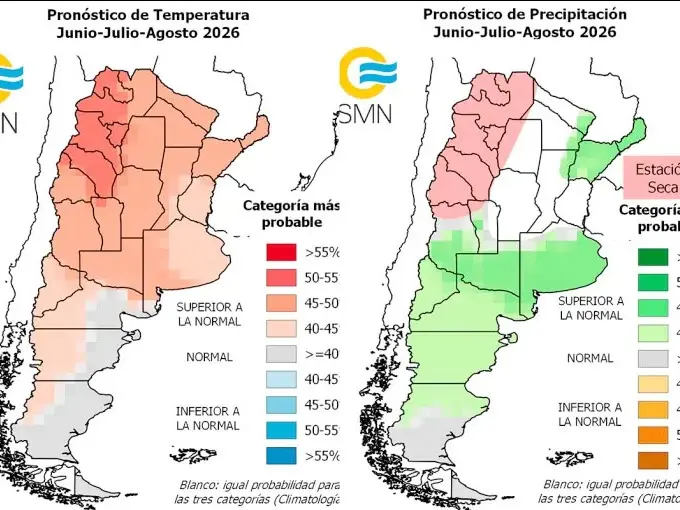 Cómo estarán las temperaturas y las lluvias en Entre Ríos durante el invierno