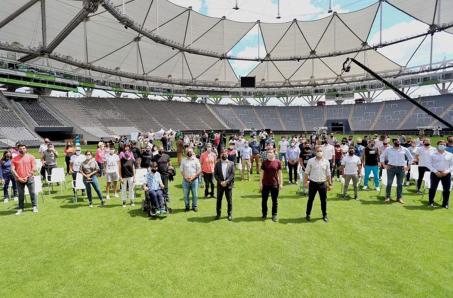 Kicillof presentó un programa para acompañar el retorno del deporte en provincia