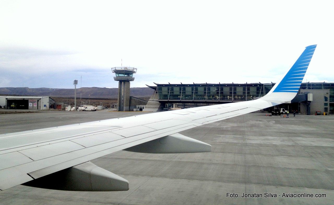 Aerolíneas Argentinas volvió a conectar a El Calafate con Córdoba, Bariloche, Rosario y Trelew