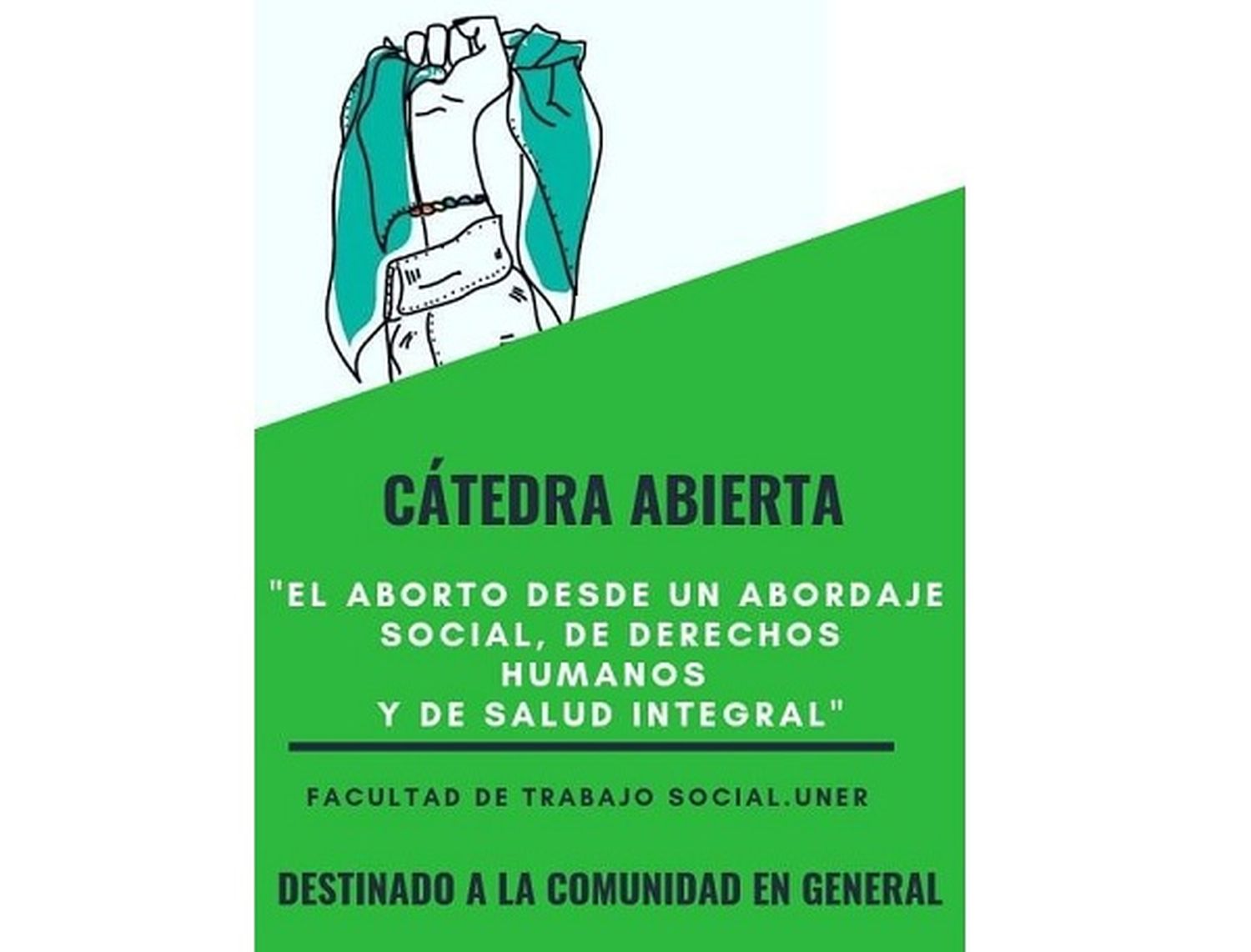 En agosto arranca una cátedra abierta sobre aborto en la UNER