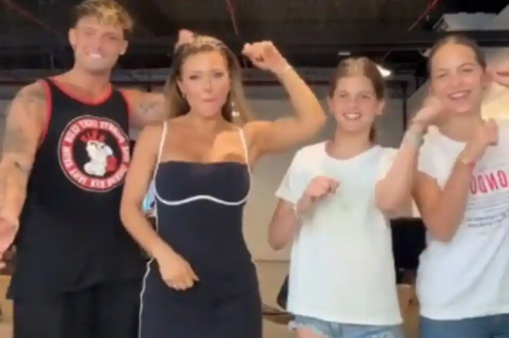 Ian Lucas, Evangelina Anderson junto a su hija