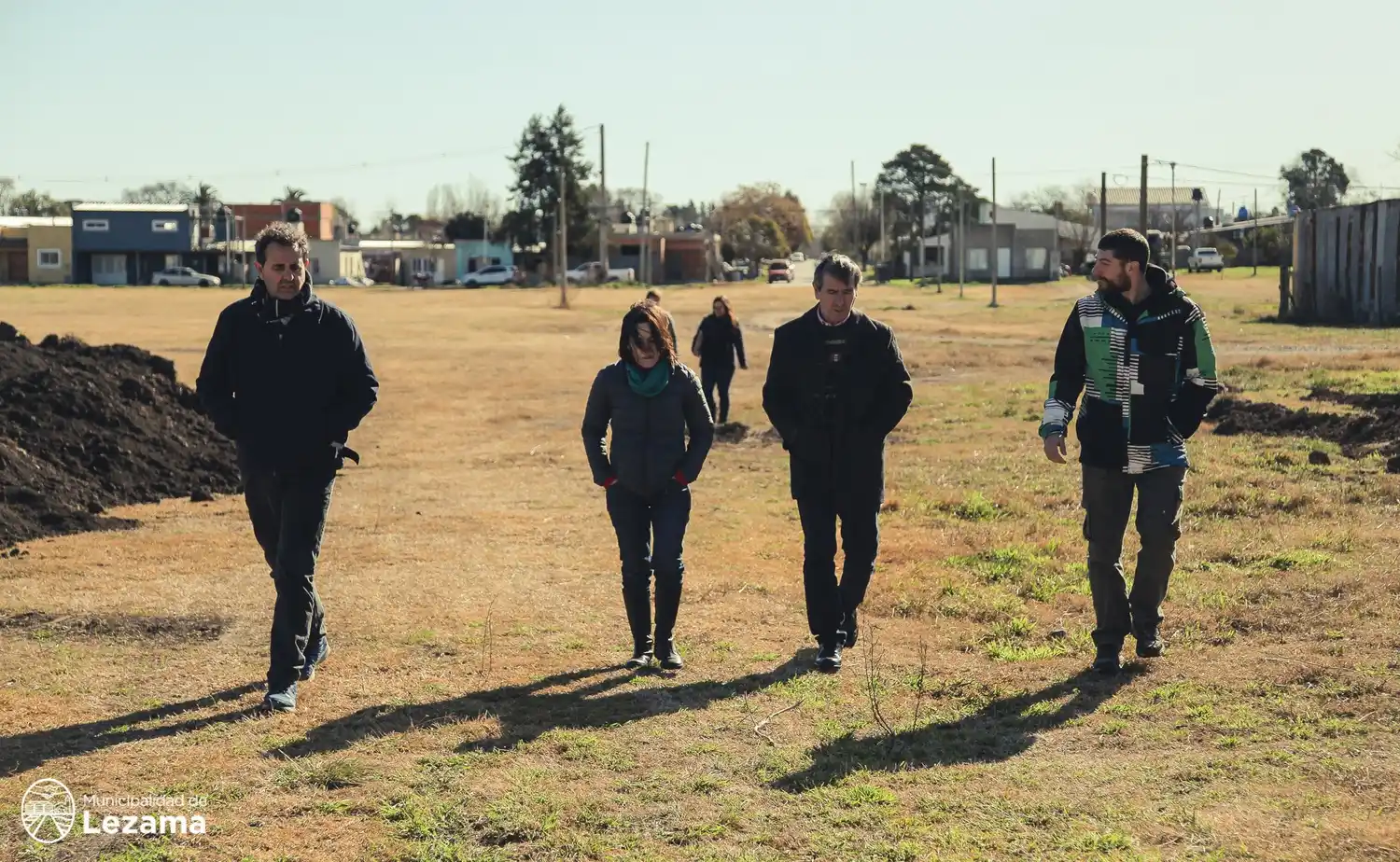 Harispe anunció la construcción de un nuevo barrio de 60 viviendas en Lezama