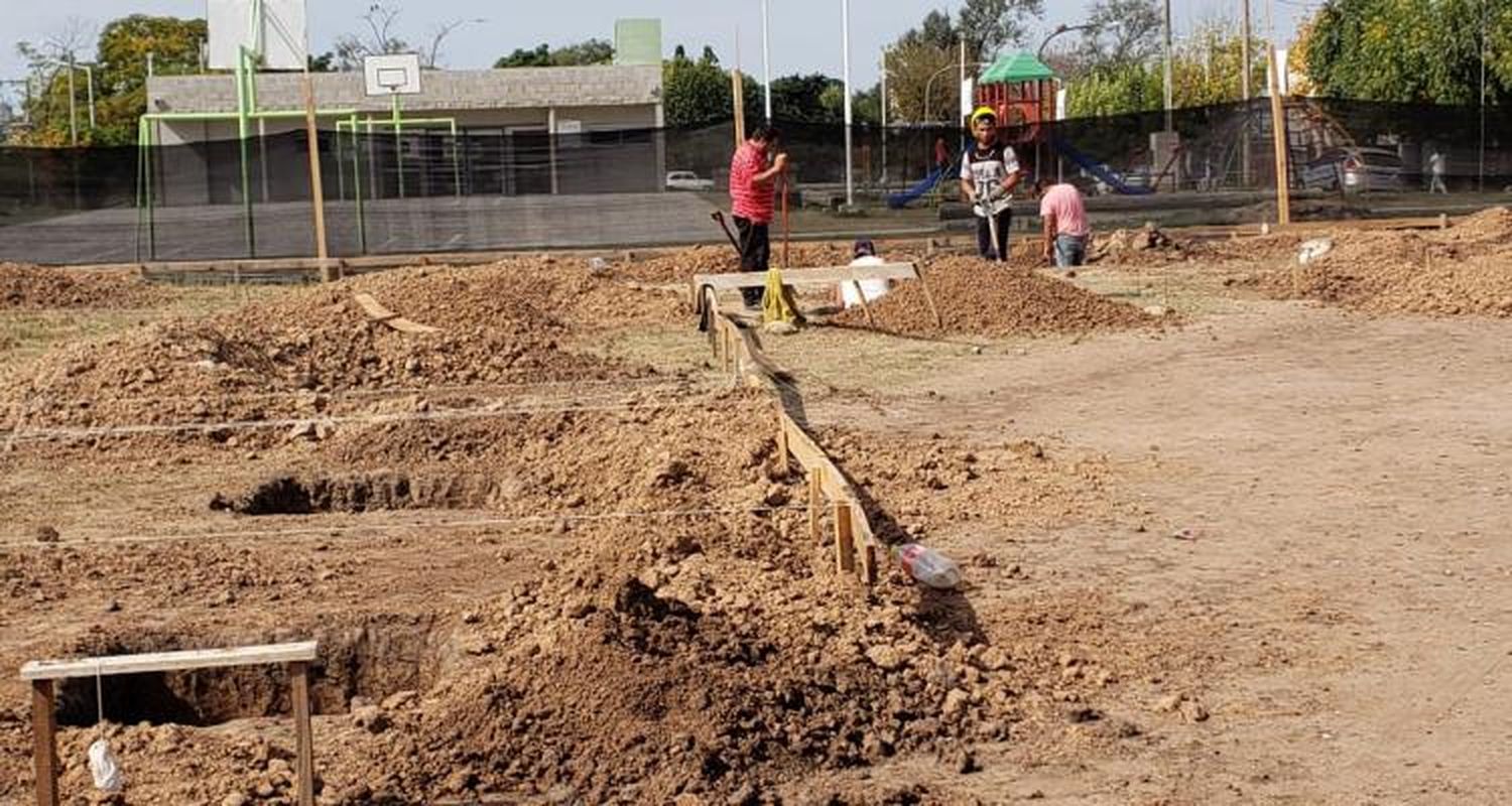 Avanza la construcción del nuevo edifico del CEC de Villa Depietri