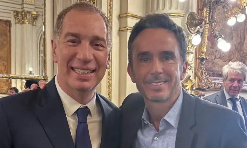 Neuspiller se mostró con Santilli e insistió en que quiere ser intendente de Pilar