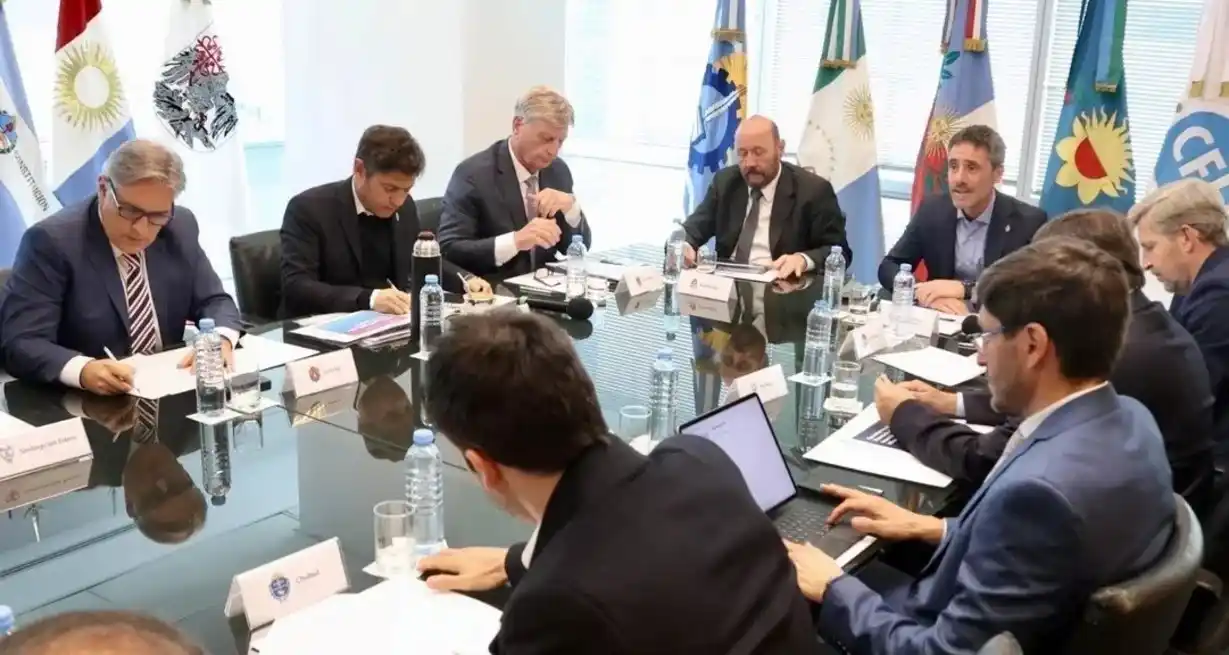 El santafesino Pullaro participó en el CFI del encuentro con sus pares. Foto: Noticias Argentinas