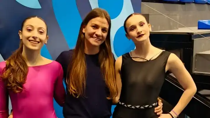 De izquierda a derecha: Victoria López, Florencia Lovera y Josefina Turino.