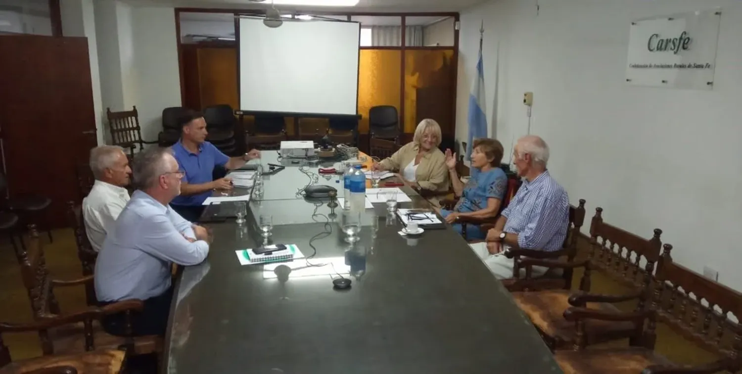 La reunión entre ruralistas y Enrico fue en la sede central de Carsfe en esta capital.