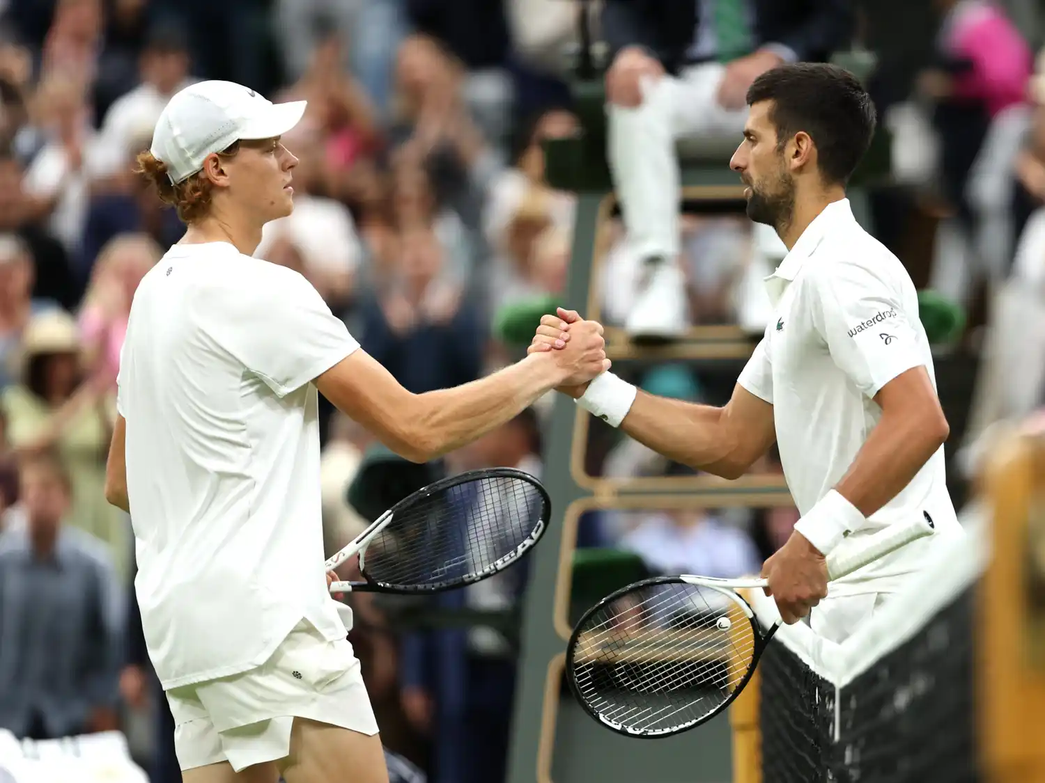 Djokovic y Sinner, protagonistas de uno de los cruces de hoy.