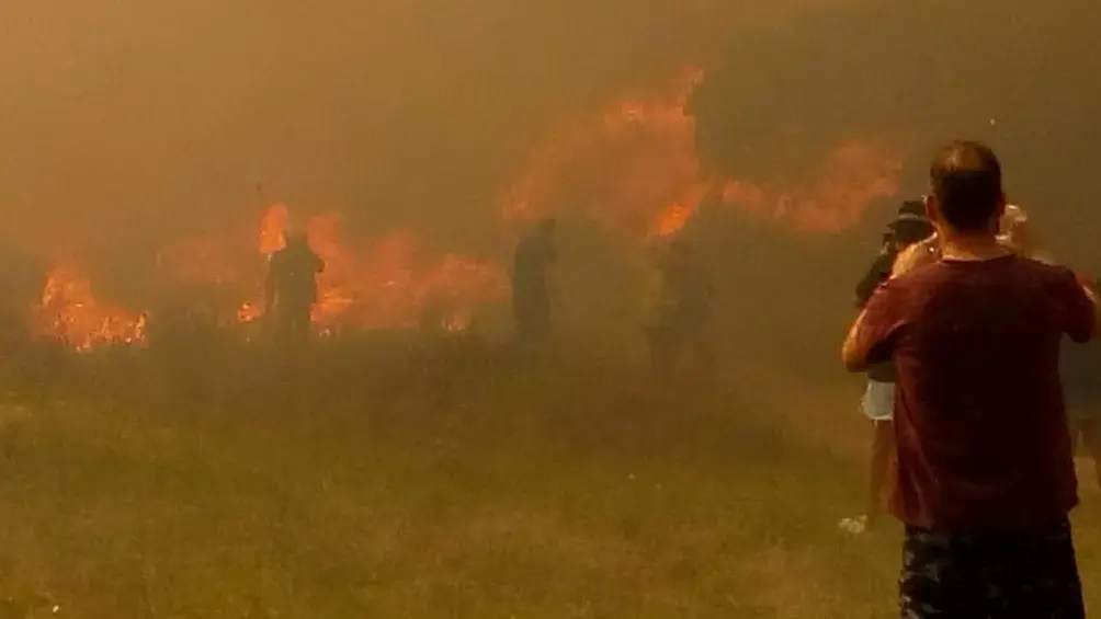 Fue totalmente extinguido el incendio de Villa Gesell, sin heridos ni daños materiales
