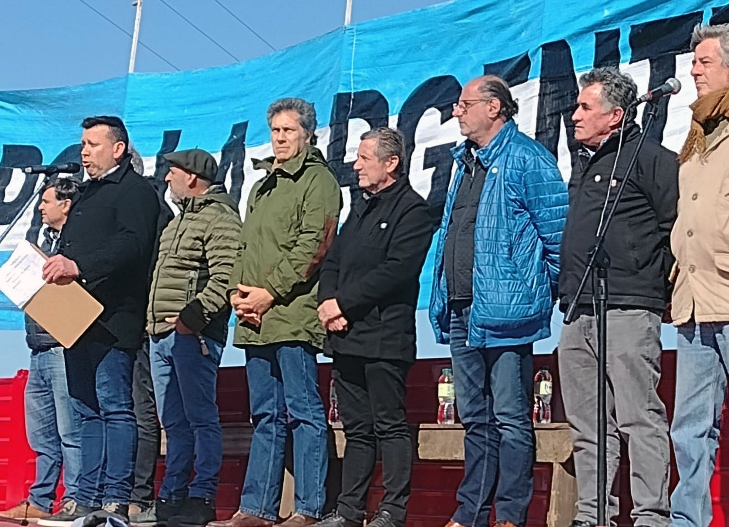 El reclamo central de la Mesa de Enlace se realizó en Gualeguaychú.